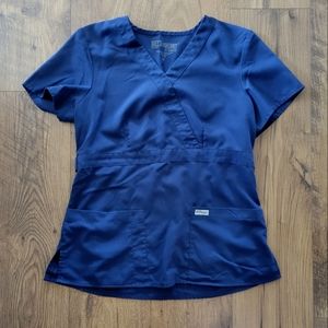 Navy Blue Scrub Set, Grey's Anatomy, Size S/M